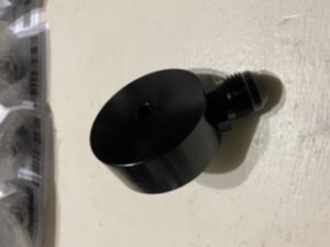 Single -10an Oil Cap [ Black]