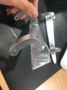 2G Billet Handles - Anodized Clear (no pocket)